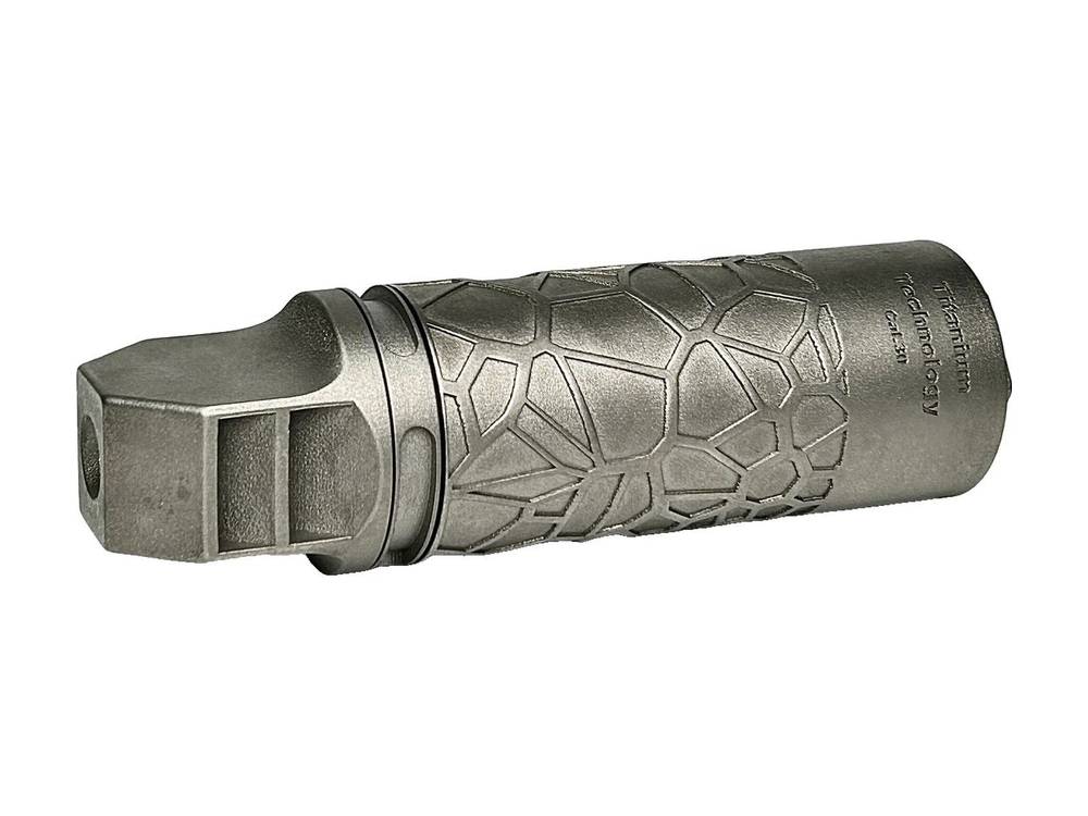Титановый ДТК-П 3D Гибрид на CZ 557 (.308 Win, М14х1), Titanium Technology (Русский дракон) — фото 4