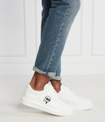 Кожаные кроссовки kapri karl nft lo lace Karl Lagerfeld - экрю(KL52530N)