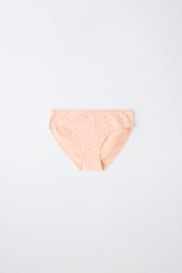 ZARA НАБОР ИЗ ШЕСТИ ТРУСОВ С ЦВЕТОЧНЫМ ПРИНТОМ, РАЗНОЦВЕТНЫЙ