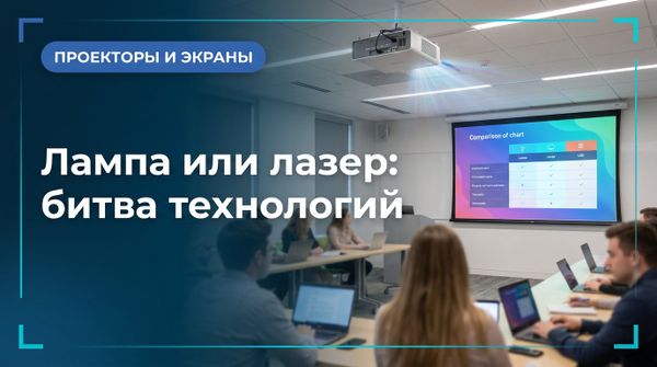 Ламповый или лазерный проектор: какой выбрать для бизнеса и образования Ламповый или лазерный проектор: какой выбрать для бизнеса и образования
