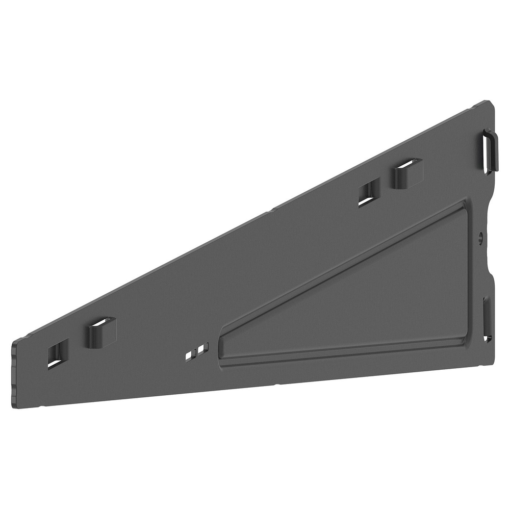 IKEA BOAXEL  (ИКЕА БОАКСЕЛ)  -  Кронштейн - антрацит 40 см