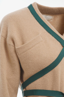 ZARA X JOHN GALLIANO ДЖЕМПЕР ИЗ 100% КАШЕМИРА, БЕЖЕВЫЙ