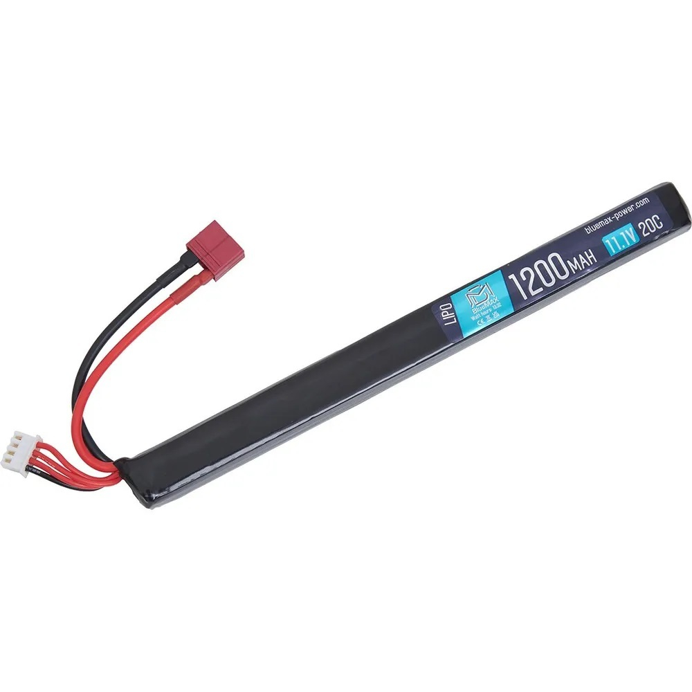Аккумулятор BlueMAX 11.1-1200mah 20C AK-type Slim AK Stick (LiPo) (Т-кон)