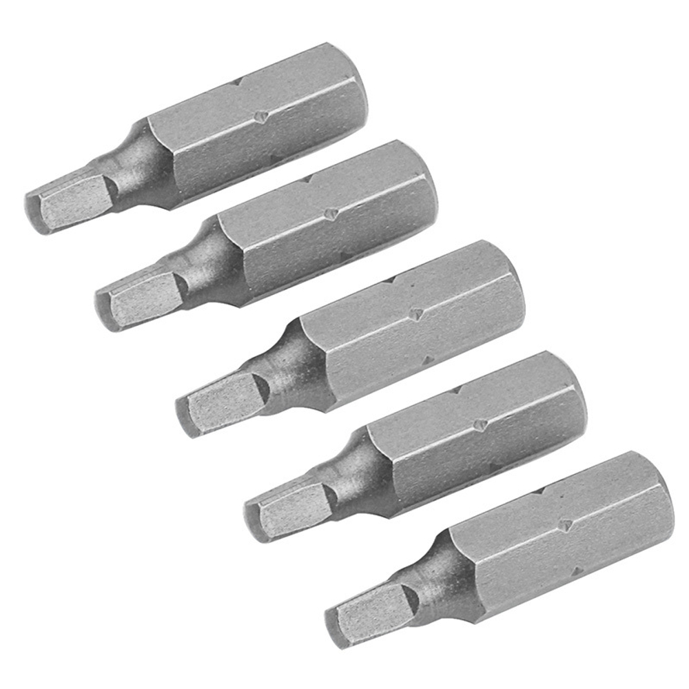 TOLSEN (TT20280) Набор вставок (бит) торцевых 1/4", Square, S2, 25 мм, 5 предметов