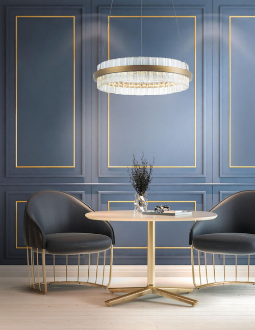 Подвесной светодиодный светильник ST Luce CHERIO SL383.103.01, 34W 3000K