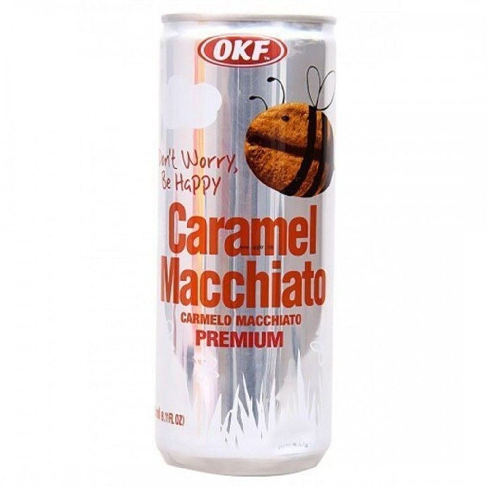Напиток коефейный OKF жб Карамельный Макиато 240мл