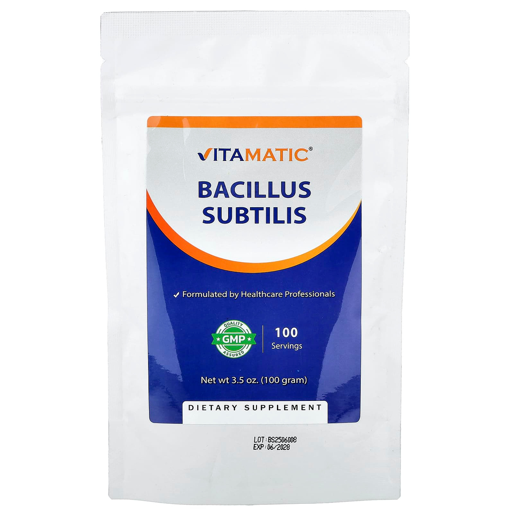 Vitamatic, сенная палочка (Bacillus subtilis), 100 г (3,5 унции)