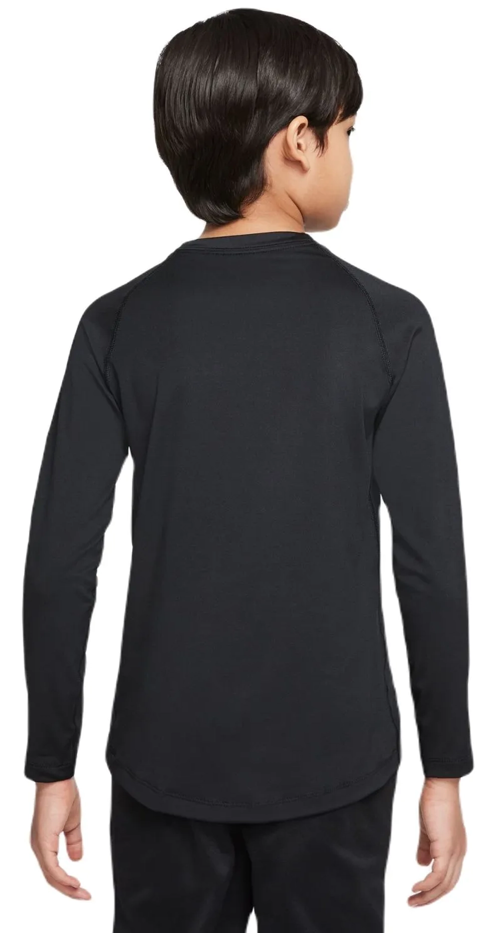 Детская теннисная футболка Nike Boys Pro Dri-FIT Long Sleeve Top - black