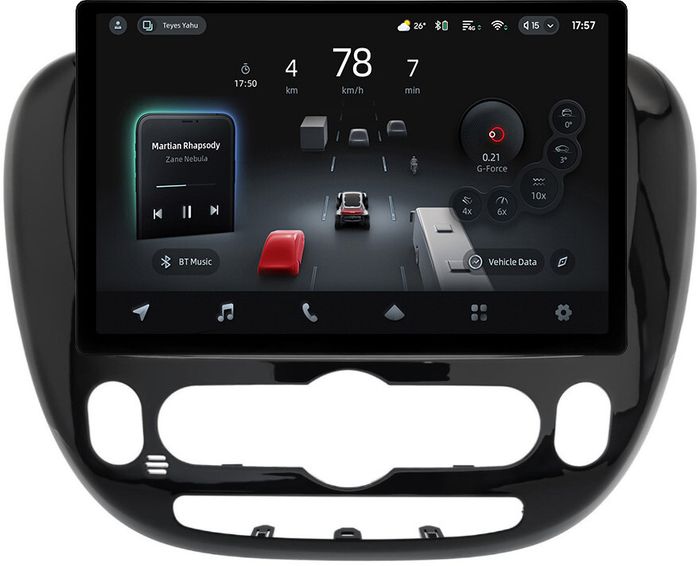 Магнитола для KIA Soul 2 2014-2019 (климат на штатном экране) - Teyes CC4-PRO монитор 13" 2K QLED на Android 13, Быстрейшая, Snapdragon 778G, ИИ, CarPlay, DSP, 4G SIM-слот