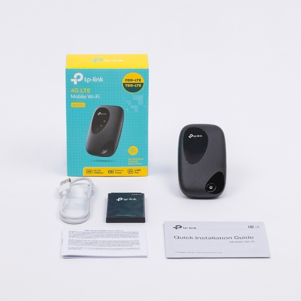 TP-Link M7200 Мобильный Wi Fi роутер N300 со встроенным модемом 4G LTE