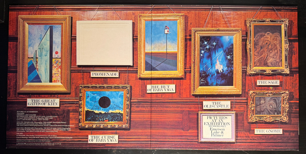 Emerson, Lake & Palmer, Mussorgsky ‎– Pictures At An Exhibition (Англия)