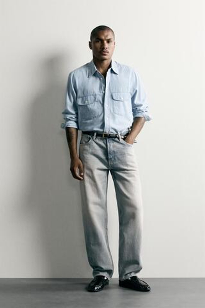 ДЖИНСЫ STRAIGHT FIT — ZARA · 6045/351