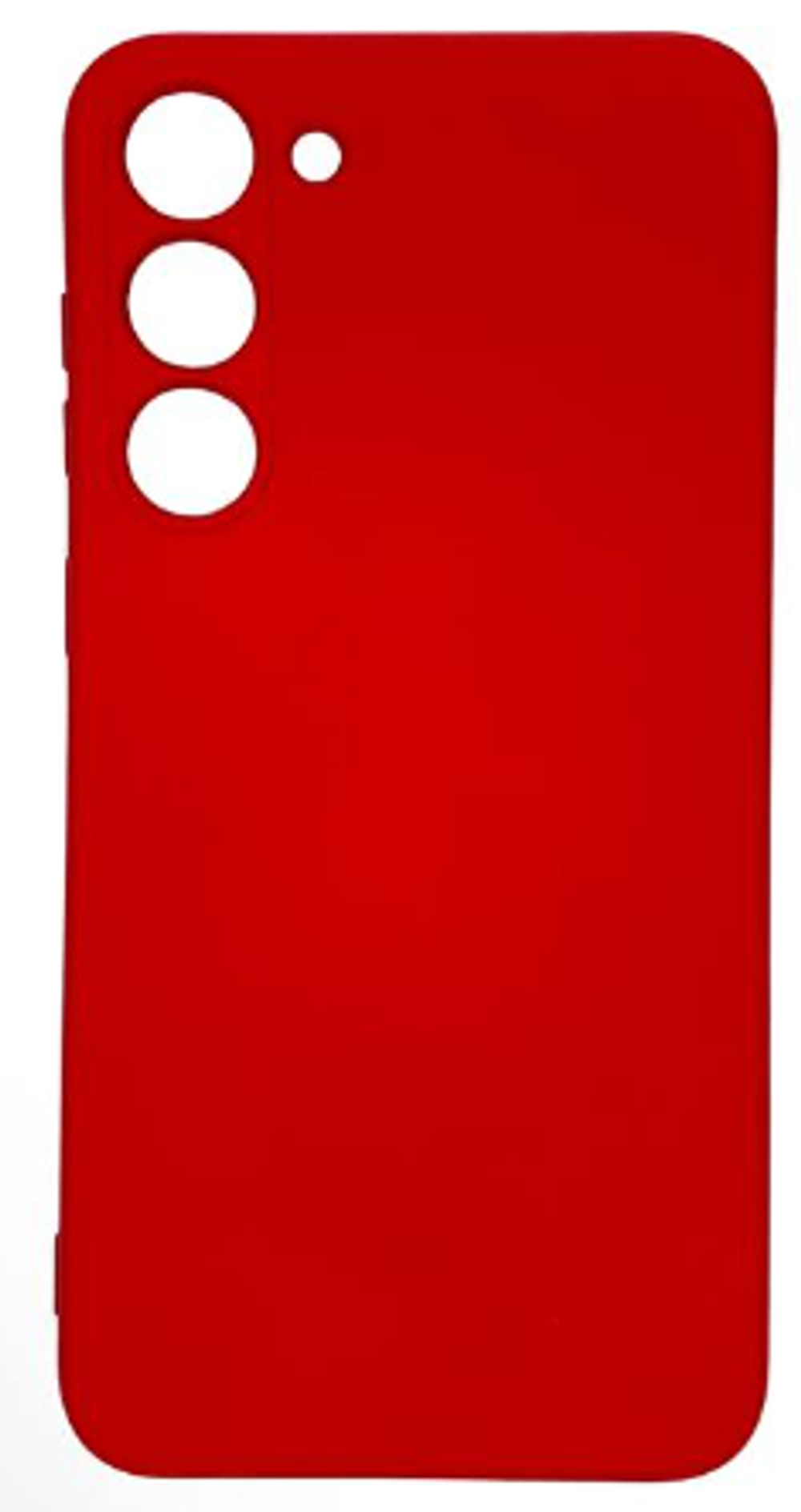 Накладка для Samsung Galaxy S23 Plus Silicone cover без логотипа красная