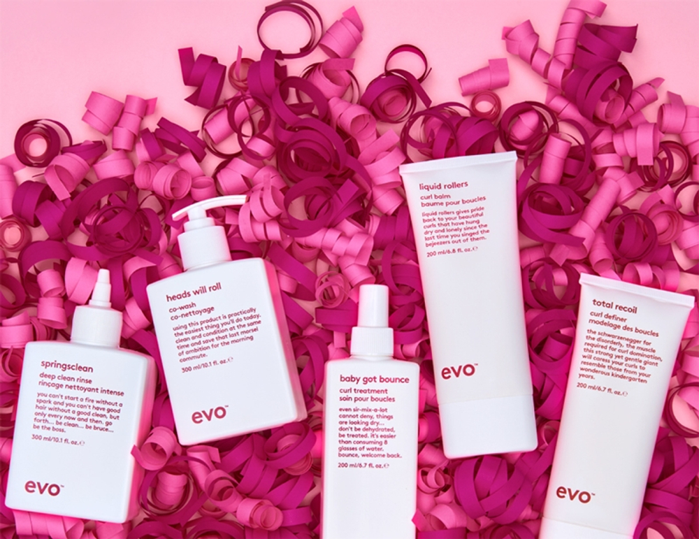 EVO Curl Liquid Rollers - Крем для кудрявых волос для естественной фиксации, 200 ml