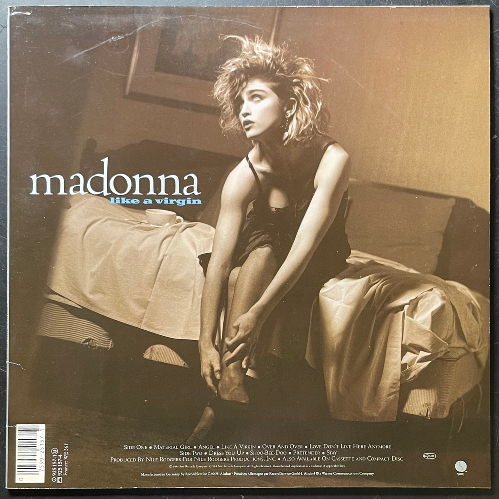 Madonna ‎– Like A Virgin (Германия 1984г.)