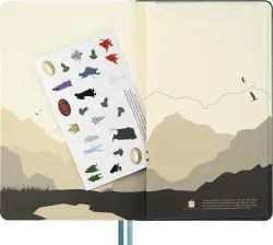 Блокнот Moleskine Limited Lord of Rings Aragorn Large в линейку синий (LELRQP060ARAGORN)