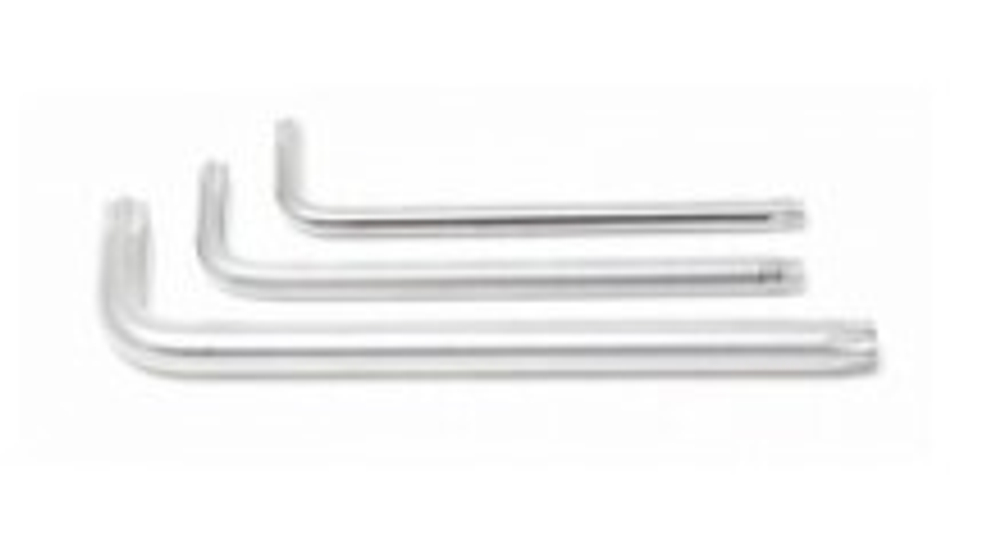 Ключ Г-образный TORX экстра длинный T45H с отверстием RockForce##Rock FORCE RF-76745XL