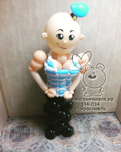 ВДВшник, фигура из шаров