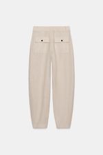 БРЮКИ BARREL ИЗ ЛЬНЯНОГО МИКСА — ZARA