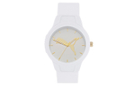 PUMA Wrist Watch Quartz Movement Silicone Strap Silver Dial Women"s Watch 50m Water Resistant