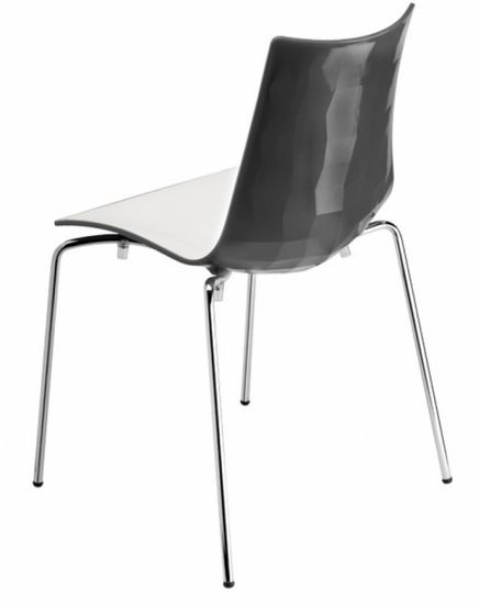 Стул пластиковый Zebra Bicolore 4 legs