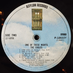 Винтажная виниловая пластинка LP Eagles One Of These Nights (Japan 1975) (No Obi) Take It To The Limit