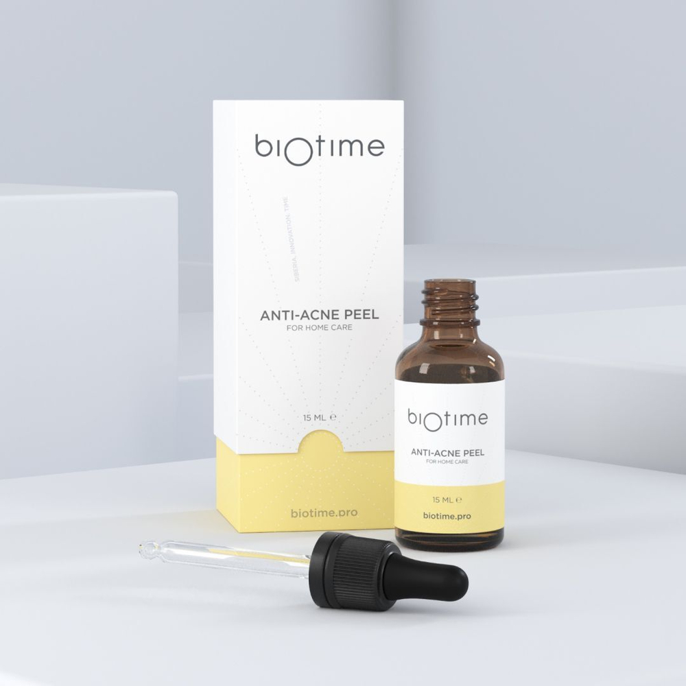ANTI-ACNE PEEL BIOTIME - Анти-акне пилинг для домашнего ухода, 15 мл