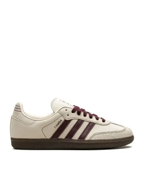 Кроссовки Adidas Samba OG "Wonder White Maroon W"