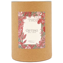 Свеча ароматическая Ambientair Gifting Корица и яблоко 40ч