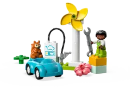 Конструктор LEGO Duplo 10985 Ветряная турбина и электромобиль