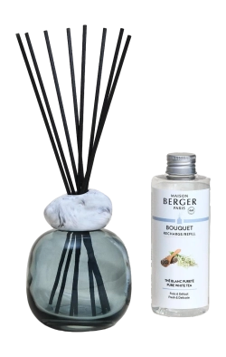 Maison Berger Paris Набор палочек Минералы сине-белый 260 мл + ароматическое масло белый чай MBP-7832