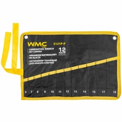 Органайзер тканевый для набора ключей 12пр (430х285мм) WMC TOOLS WMC-5121P-P