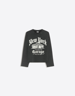 Мужской свитшот с круглым вырезом и принтом, арт. 3735/190 - BERSHKA