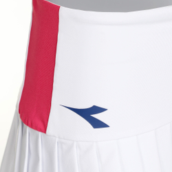 Женская теннисная юбка Diadora Icon Skirt Women - White, Multicoloured
