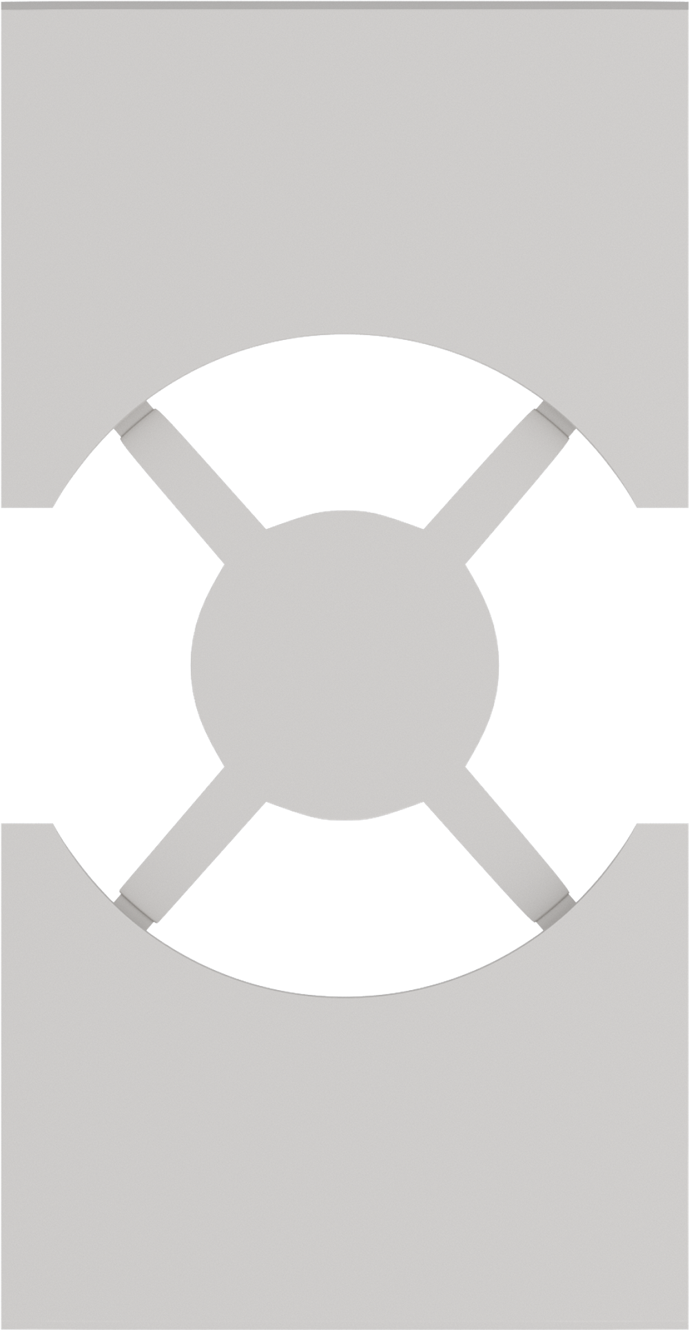 Лицевая панель для розеток 2К+З нем./итал.станд. 2 модуля,  серый