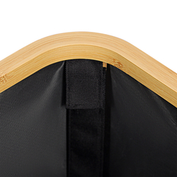 Корзина для белья 40x33x20см Smart Solutions Neat Low черная