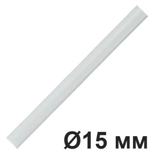 Труба Ø 15 мм алюминий крашеный белый для электропроводки Лофт, Retrika RMP-15S / Ø 15 мм