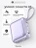 Внешний аккумулятор Gurdini Flow Power (CCC) 10000 mAh 20W ( built-in cables) USB-C/Lightning Light Purple