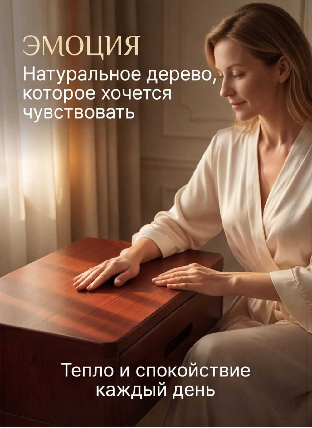 Тумба прикроватная, 47х29х15, Мелания, подвесная, с ящиком, красный, массив березы, Dipriz