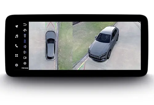 Магнитола для Toyota Camry 70/75 2021-2023 (РФ, Евро, Китай) - Teyes LUX ONE 360 монитор 12.3", Android 10, Быстрая, CarPlay, 4G SIM-слот, 4 камеры в комплекте