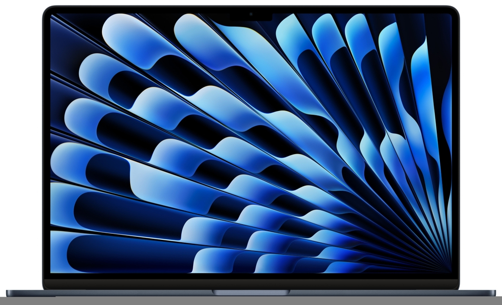 Ноутбук Apple MacBook Air 15 (M3, 8C CPU/10C GPU, 2024), 16 ГБ, 512 ГБ SSD, Midnight (темная ночь) MW1M3
