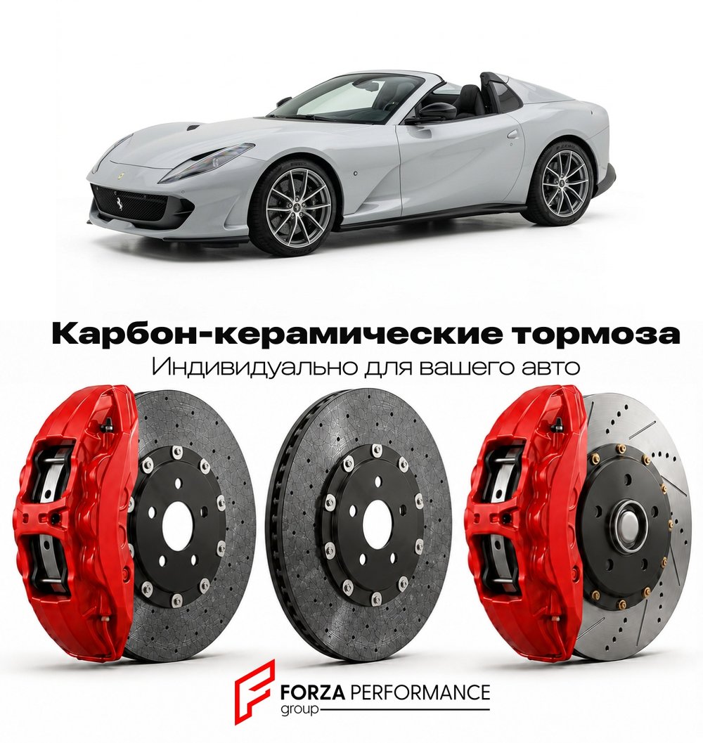 Карбон-керамическая тормозная система для Ferrari 812 GTS 2019-2022 Феррари