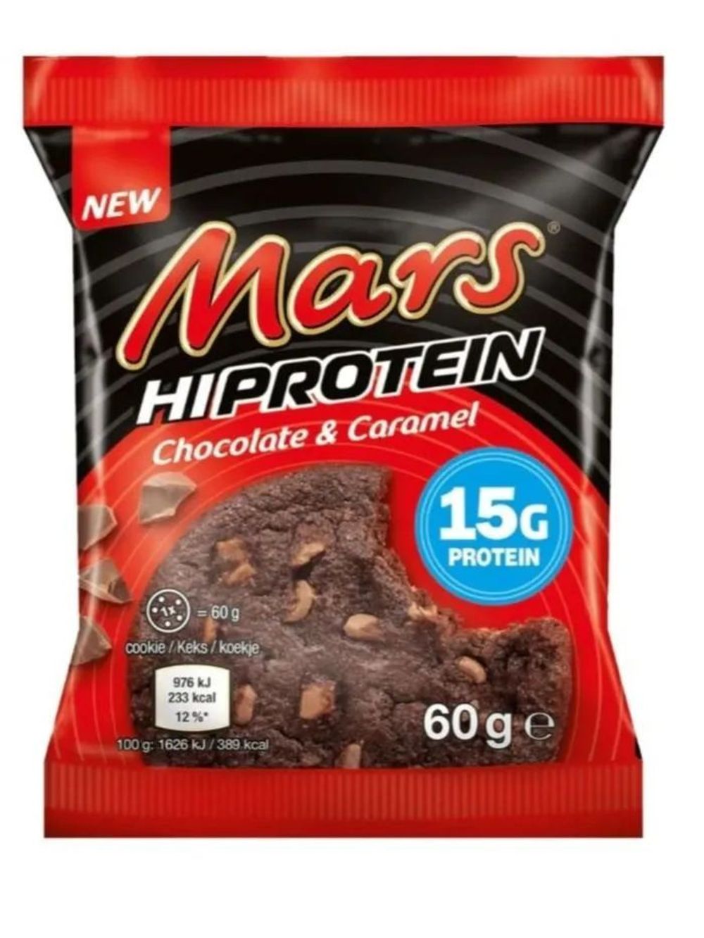 Печенье протеиновое Mars Шоколад и карамель 60г