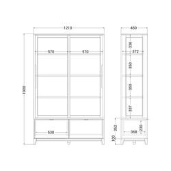 Витрина Case CS176/2