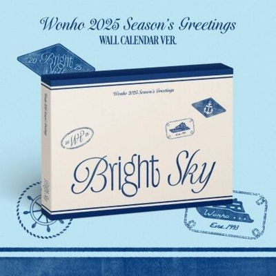 товары WONHO - BRIGHT SKY 2025 SEASON'S GREETINGS WALL CALENDAR Version