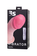 Телесный реалистичный вибратор Realstick Elite Vibro Justin - 21 см. (Цвет: телесный)