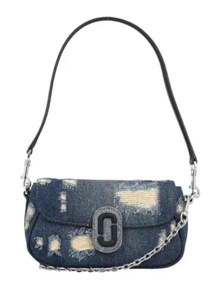 СУМКА MARC JACOBS THE RIP AND REPAIR DENIM CLOVER SHOULDER BAG