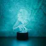 3Д-светильник "Чужой"