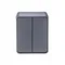 Выключатель двухклавишный IP54 Systeme Electric AtlasDesign Profi54 Антрацит ATN544051
