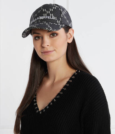 Кепка k/monogram essential Karl Lagerfeld - графитовый(236W3408)